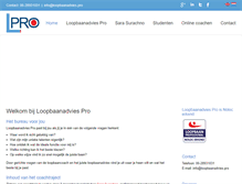 Tablet Screenshot of loopbaanadvies.pro